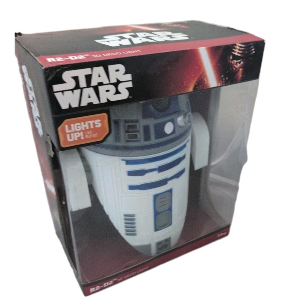 Star Wars R2-D2 3D Deco Light FX LED Wall Light - New